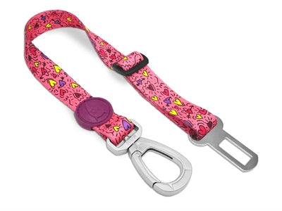 Morso honden autogordel gerecycled pink think roze