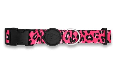 Morso halsband hond gerecycled bubble leo roze