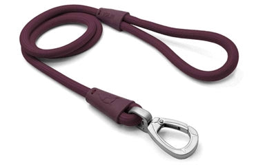 Morso hondenriem soft rope gerecycled plum paars