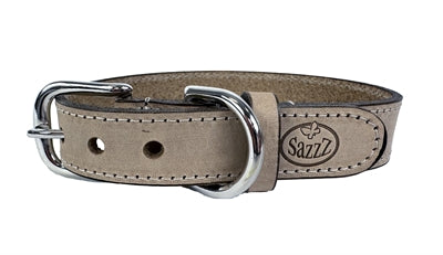 Sazzz halsband hond nomad vintage leer beige