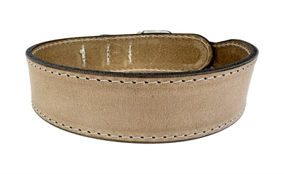 Sazzz halsband hond boho vintage leer beige