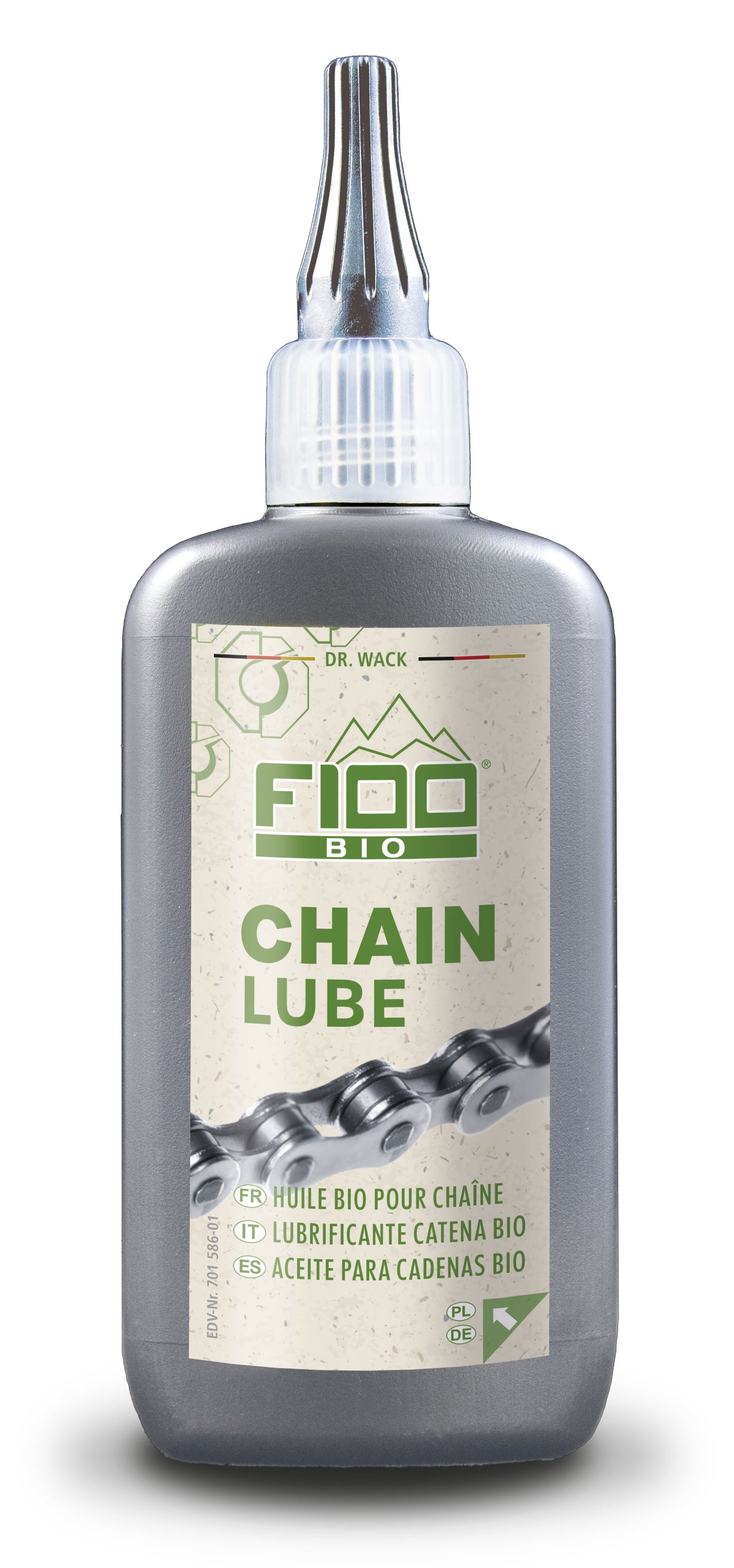 Bio kettingsmeermiddel DR.WACK F100 bio chain lube - druppelflesje  à 100ml