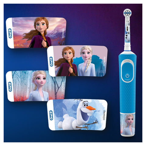 Oral-B Oral-B Kids Frozen 2 Elektrische Tandenbostel Blauw Wit