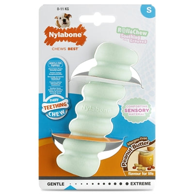 Nylabone puppy tactile stick pindakaassmaak