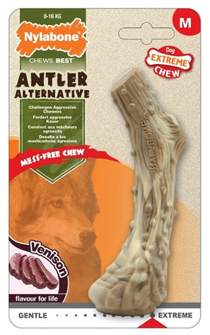 Nylabone extreme chew antler bone hertsmaak