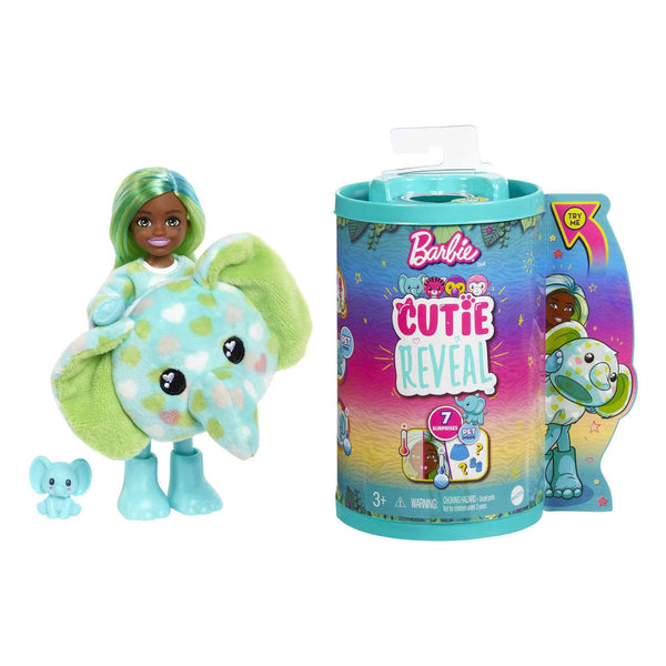 Barbie Cutie Reveal Chelsea Pop Jungle Series - Olifant