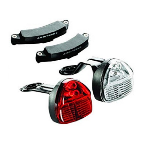 Reelight SL120+ Flash Backup. Voor en achter knipperende fietsverlichting.