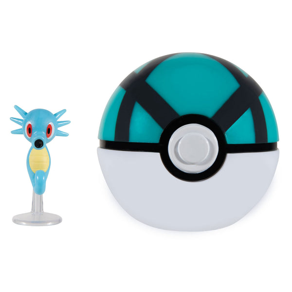 Pokémon Clip 'N' Go Horsea en Net Ball Speelset, 2dlg.