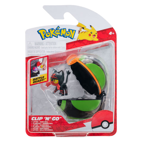 Pokémon Clip 'N' Go Liten Dusk Ball Speelset, 2dlg.