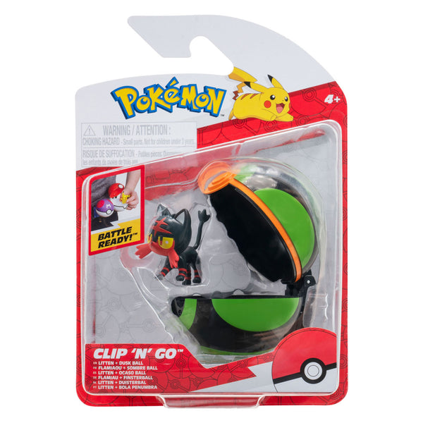 Pokémon Clip 'N' Go Liten Dusk Ball Speelset, 2dlg.