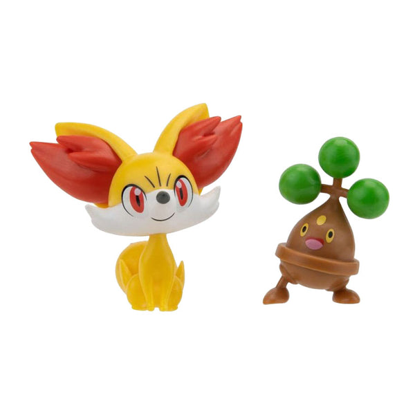 Pokémon Battle Figuren - Fennekin Bonsly, 2st.