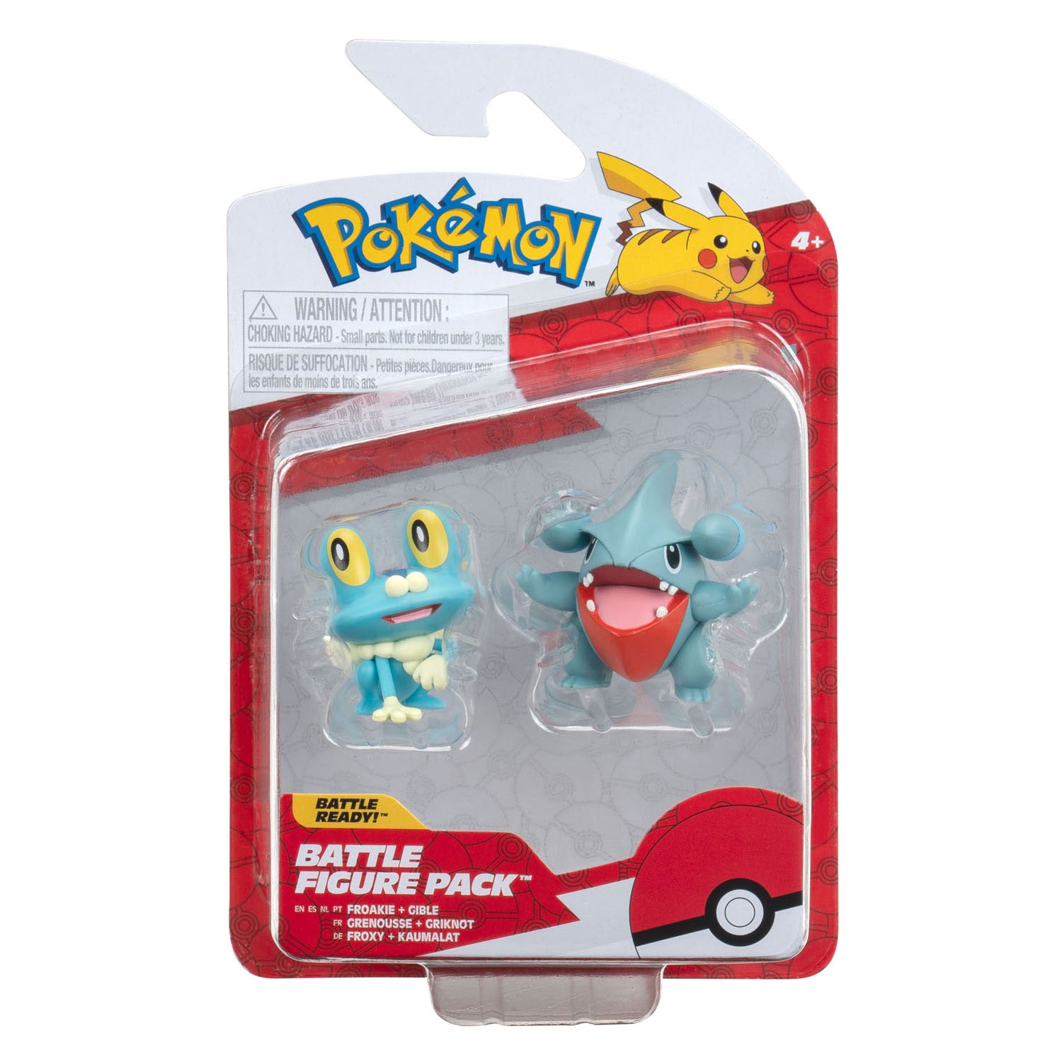 Pokémon Battle Figuren - Gible Froakie, 2st.