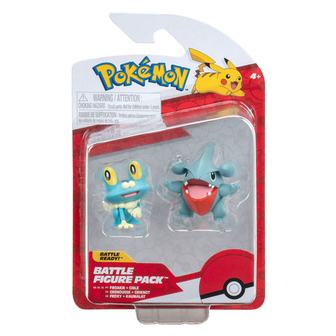 Pokémon Battle Figuren - Gible Froakie, 2st.