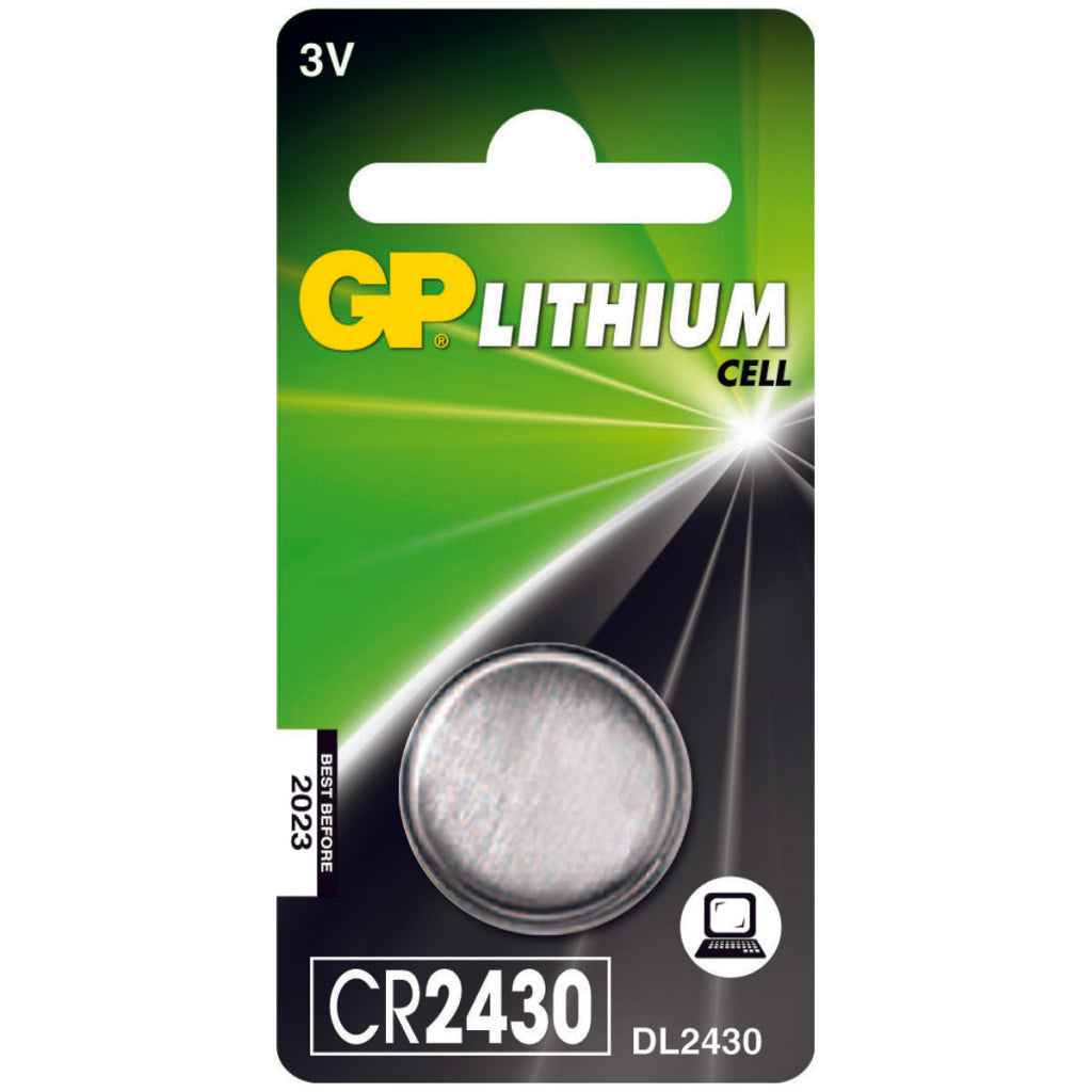 CR2430 Lithium-knoopcel 3V 1PK