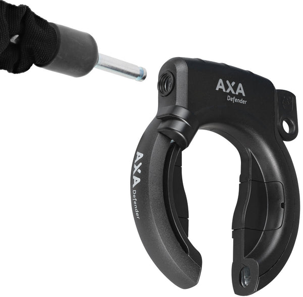 Ringslot Axa Defender Retractable met uitneembare sleutel - zwart