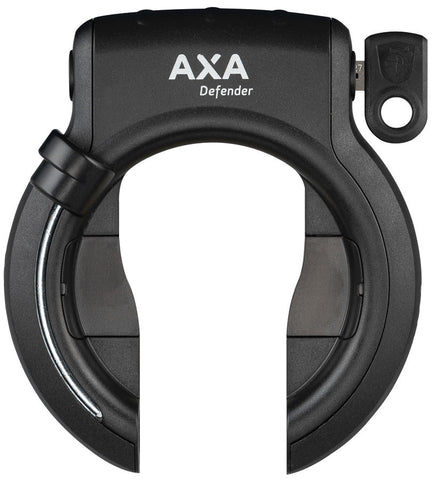 Ringslot Axa Defender Retractable met uitneembare sleutel - zwart