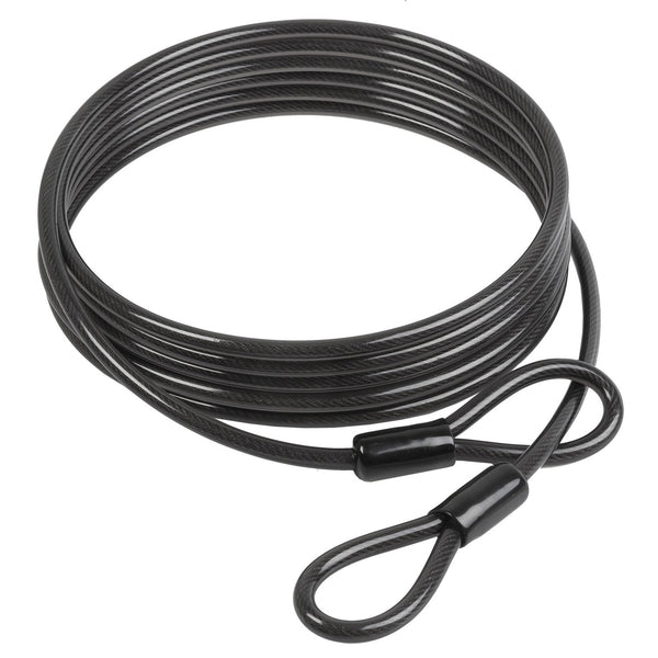 Loopkabel met dubbele lus M-Wave S 10.50 L - 5 meter x 10 mm - zwart