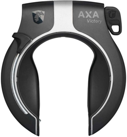 Ringslot Axa Victory Retractable met uitneembare sleutel - grijs zwart