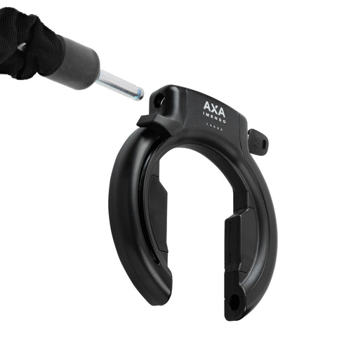 Ringslot Axa Imenso Large Retractable - zwart