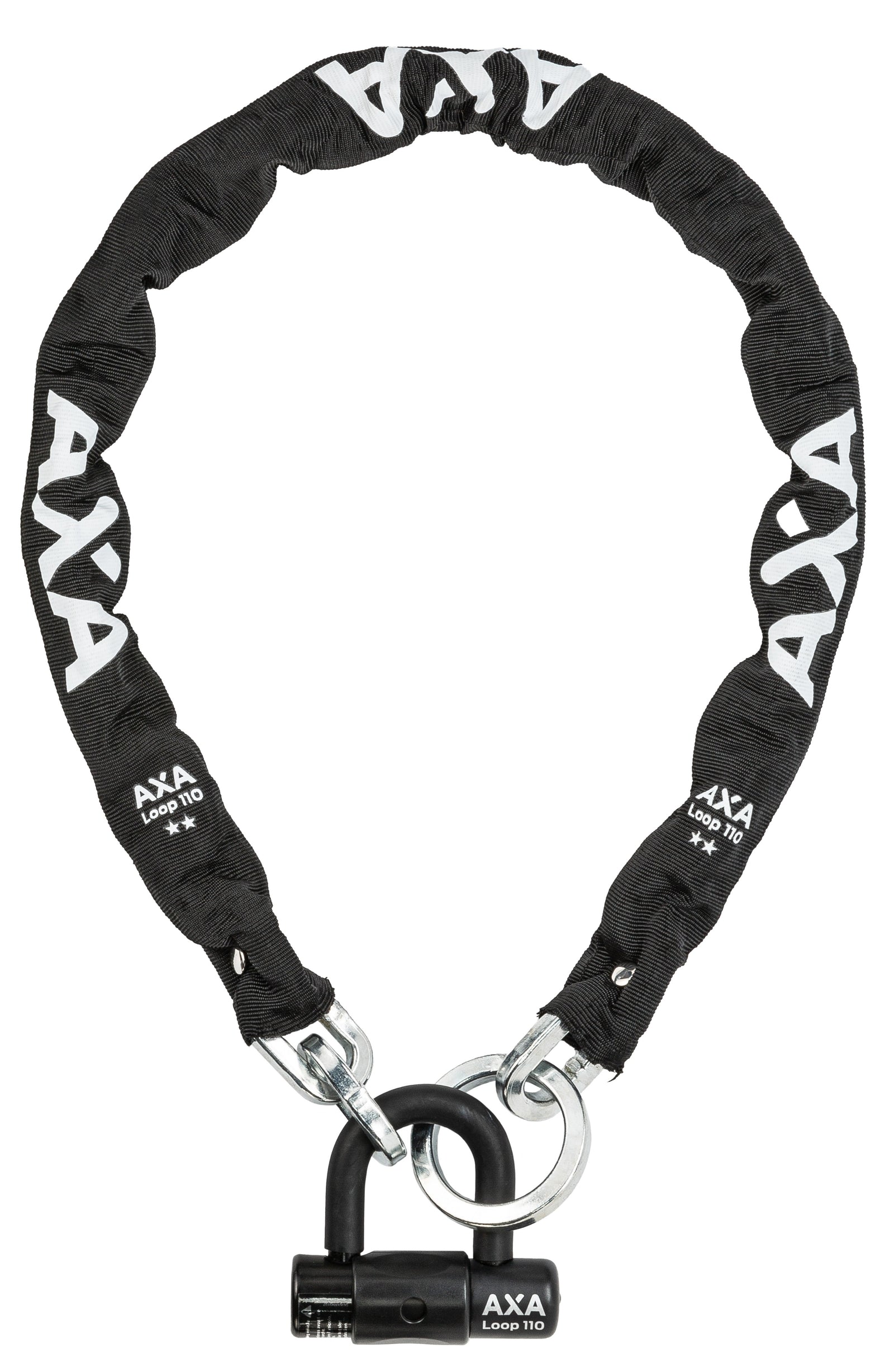 AXA ketting met hangslot Loop ART** 110cm 9,5mm