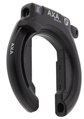 Ringslot Axa Block XXL Retractable - zwart