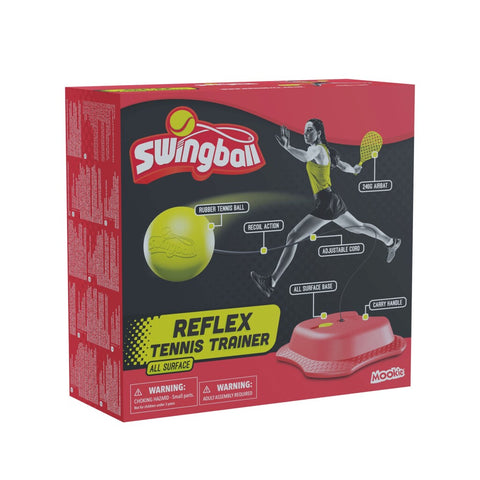 Reflex Tennistrainer met All Surface Basis Rood Geel