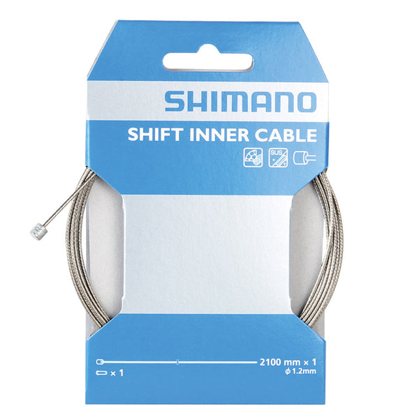 Câble intérieur de vitesse Shimano ø1,2 x 2100mm (10 pièces)