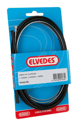 Elvedes Remkabelset achter 6444 39 universeel 800 2250 mm zwart