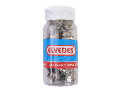 Elvedes Schroefnippels met E-caps rollerbrake BR-IM81 80 55 45 messing (15 stuks)