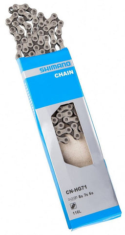 Shimano CN-HG71 ketting smal 116 Links 7 8-speed Deore