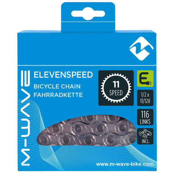 M-Wave ketting 11-speed E-Bike, 1 2x11 128 116L grijs