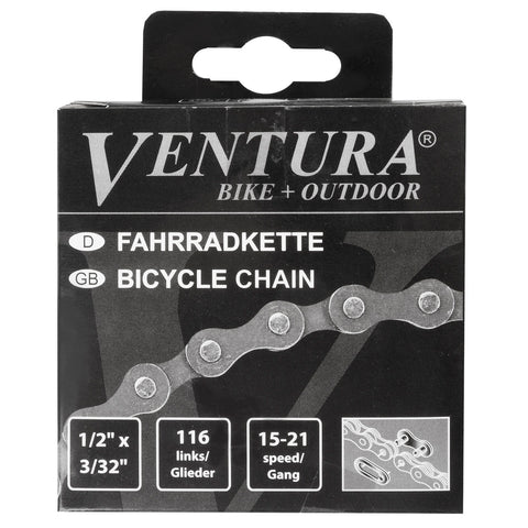 Ketting 6 7 speed Ventura 1 2 x 3 32 116 schakels - inclusief sluitschakel