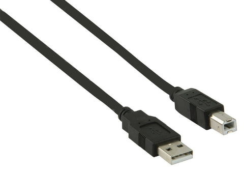 Valueline Valueline Vlcp60100b10 Usb 2.0 Usb A Male Usb B Male Kabel 1,00 M Zwart