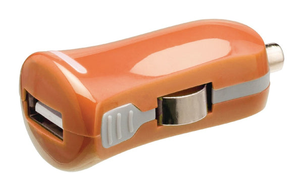 Valueline Valueline Vlmp11950o Usb-autolader Usb A Female 12v-autoaansluiting Oranje