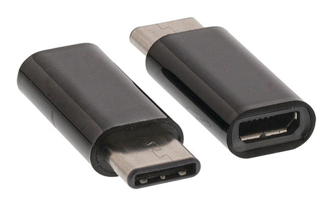 Valueline Valueline VLCP60910B Usb 2.0-adapter Usb-c Male Usb Micro-b Female Zwart