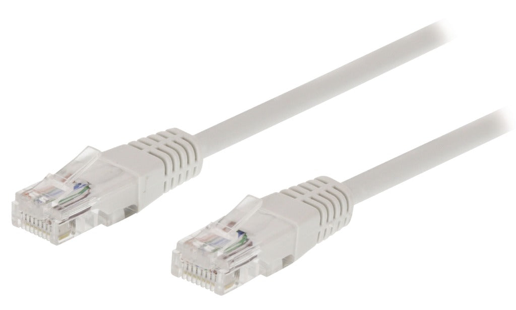 Valueline Valueline VLCT85000W100 Cat5e Utp Netwerkkabel Rj45 (8 8) Male Rj45 (8 8) Male 10.0 M Wit