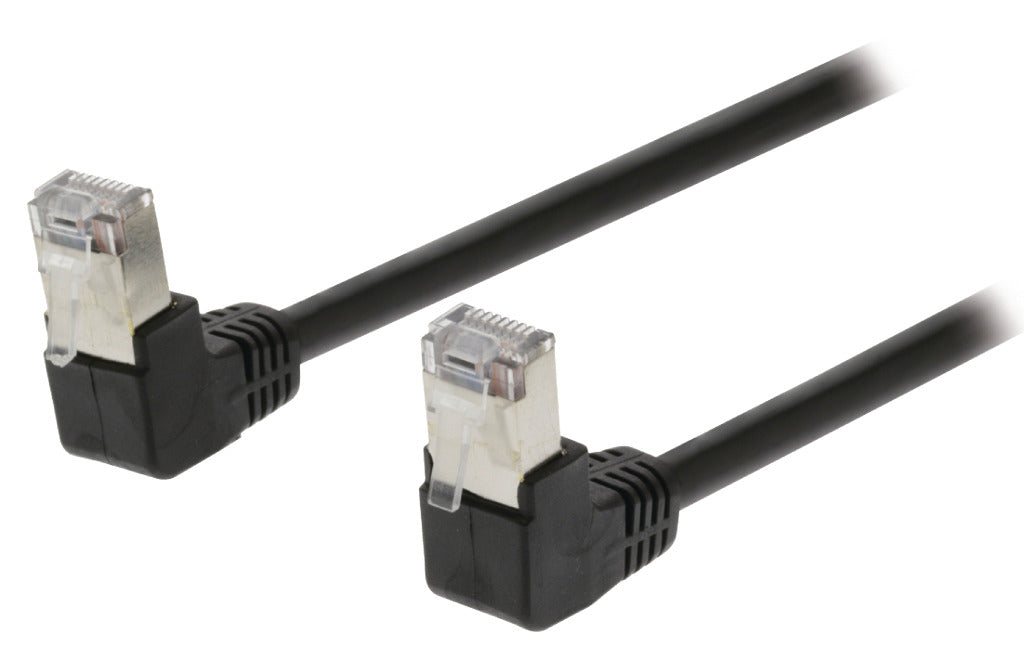 Valueline Valueline VLCP85127B100 Cat5e Sf utp Netwerkkabel Rj45 (8 8) Male Rj45 (8 8) Male 10.0 M Zwart