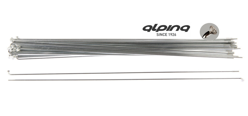 Alpina Spoke Zinc 14-284 sans mamelon argent (144pcs)