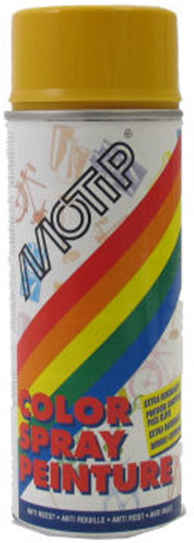 Spuitbus Motip 400 ml - goudgeel