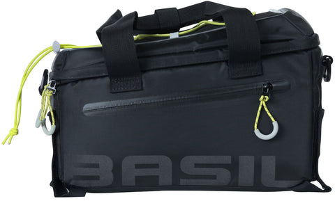 Basil Miles Trunkbag 7L 17753 Bagagedragertas Black lime