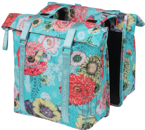 Basil Bloom Field sacoche double 28-35L bleu ciel