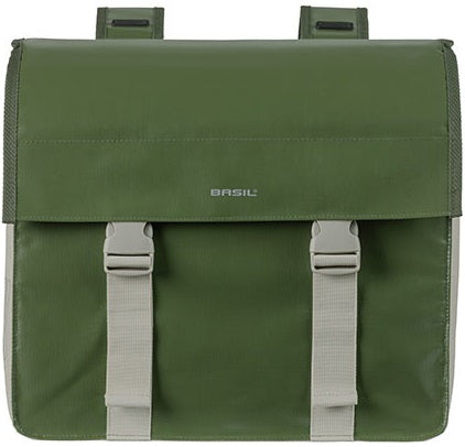 Basil Urban Load sacoche double 48-53L vert mousse sable