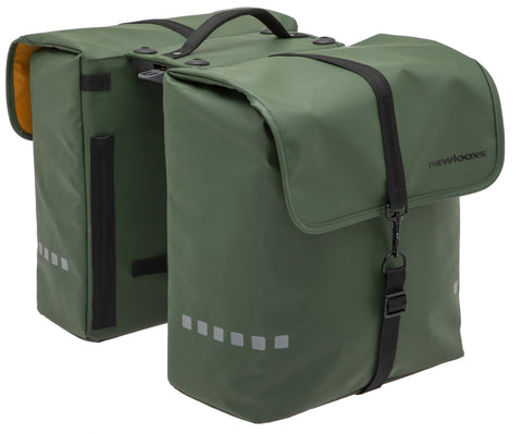 New Looxs Odense Double 39L RackTime dub tas afneem groen