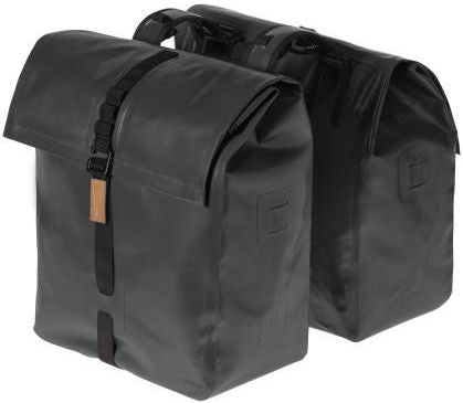 Sac double Basil Urban Dry 50 litres noir solide 17659