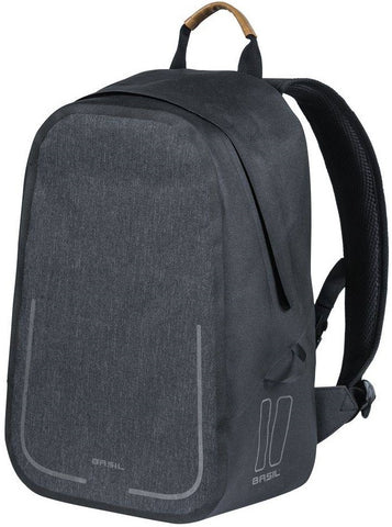 Basil rugzak Urban Dry waterdicht 18l houtskool