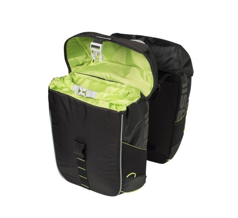 Basil Miles Sac double sac double 32L Lime noire 17751