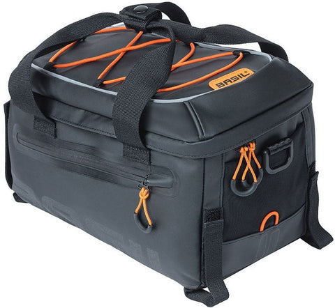 Basil miles trunkbag tarpaulin 18088 7l black orange