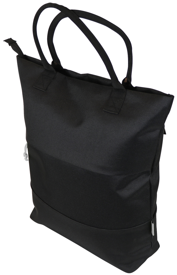 Fietstas Edge Trendy Shopper 20 liter 40 x 33 x 16 cm - zwart