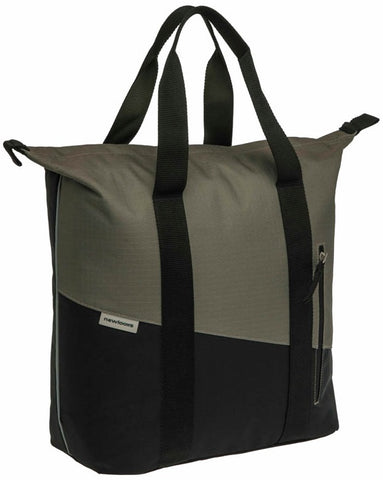 New Tas New Kota Shopper | Oslo | Zwart Groen | 24L