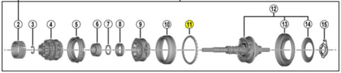 Kogelring H 3 16 x 26 Shimano SG-C3001-7C 7R